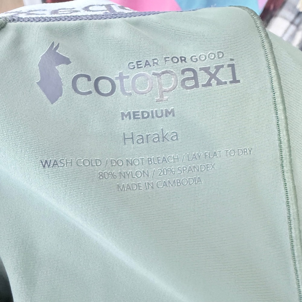 Cotopaxi Haraka Mens‎ Medium Blue Green Baselayer Thermal Leggings - Picture 3 of 5